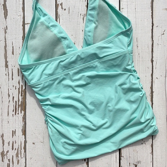 Athleta Brand Light Turquoise Catalina TopTankini - Picture 3 of 5